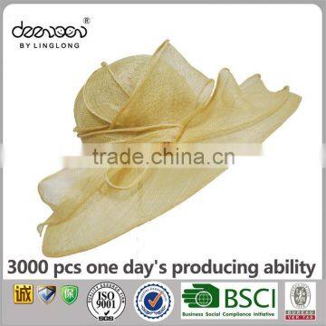 Philippine Sinamay Women Hat China Wholesale Ladies Church Hat