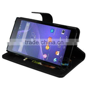 HIGH QUALITY FLIP COVER PROTECTIVE CASE FOR SONY ZL2