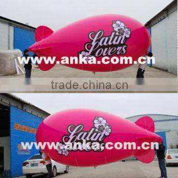 Logo printing red inflatable zeppelin balloon                        
                                                Quality Choice