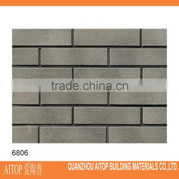 Color turned ceramic brick tile cheap price China 60x240mm