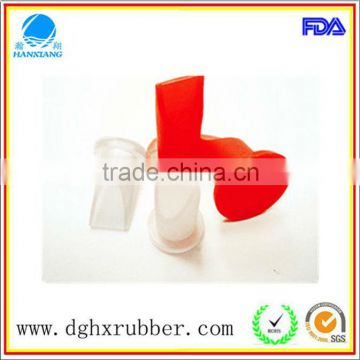 alcohol resistant red silicone valve for plastic bottle