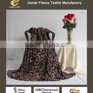 printing Blanket factory china winter 100 polyester heavy fleece flannel blanket microfiber blanket throw micro plush new design