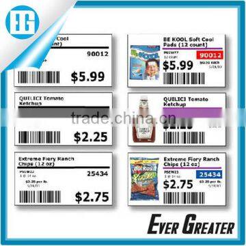 Supermarket shelf label , shipping labels ebay