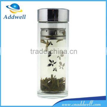 Transparent Insulated Double Wall Glass Tea Bottle Quality Choice photo-1