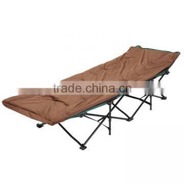 Outdoor portable folding military bed