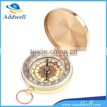 Classic pocket watch style bronzing antique camping compass with night light                        
                                                Quality Choice