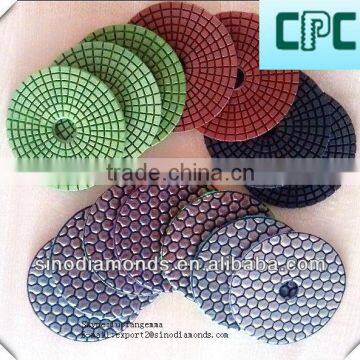 stone polishing pad for wet and dry polishing masonry