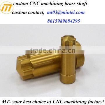 CNC Machining Thread Rod Brass Shaft photo-2