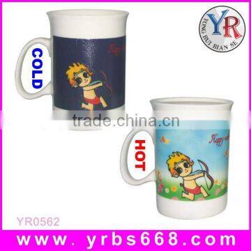 Hot new products for 2014 custom heat sensitive sublimation bone china ceramic cappuccino cup