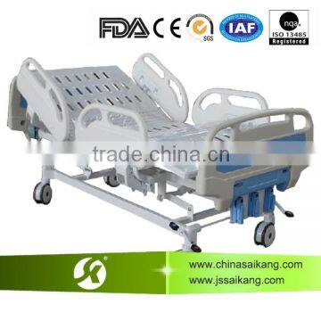 Hospital Manual Crank ICU Ward Patient Bed Furniture Equipment