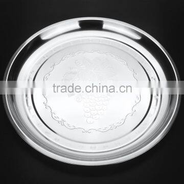 Wholesale New China Tableware Stainless Steel Steak Plate photo-4