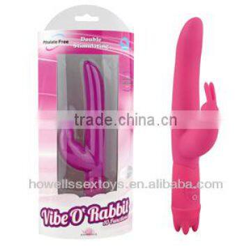 2014 new porn sex toy rabbit vibrator silicone erotic toys