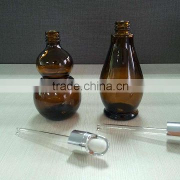 unique design shape essential oil bottles with dropper