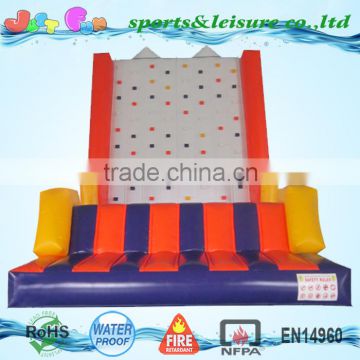 Inflatable Kids Rock Climbing Wall, Adventure Climbing Games, cheap inflatable climbing wall