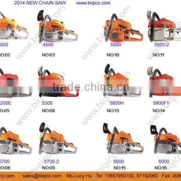 professional 38cc 1.5kw 14" 16" petrol chainsaw CE approved