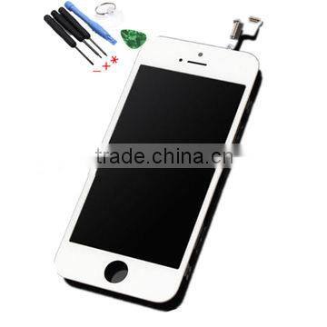 High quality LCD Digitizer screen Assembly for iPhone 5 with factory price