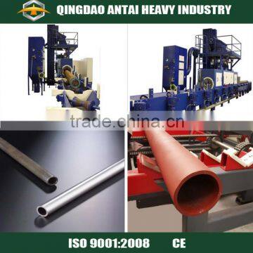 steel pipe Q69 inner walls shot blast machine/shot blaster for sale