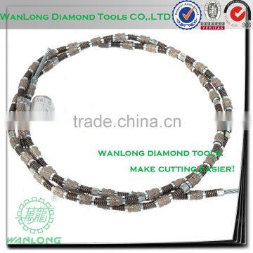 8.5mm diamond wire saw for cutting steel,china wire saw manufacturer sale to canada and india