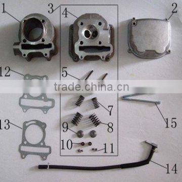 China scooter cylinder kit of GY6 engine parts