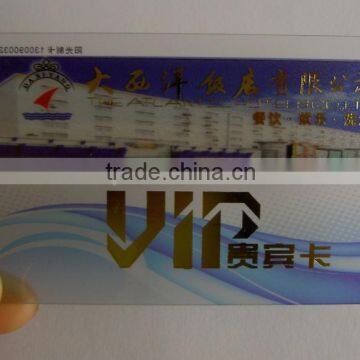 High Quality Pvc Transparent Clear Member Card photo-3