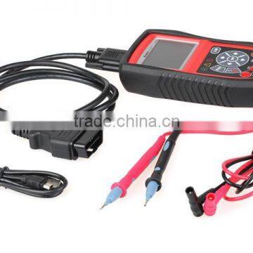 Autel Electric Test OBDII CAN Diagnostic Scanner AutoLink AL539B With AVO Meter Diagnose Battery Charging System Battery Test