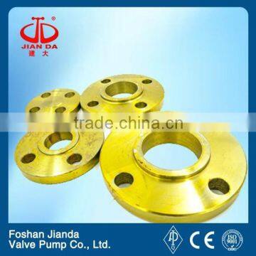 China manufactured good quality golden color 2 inch class 150# S.O.R.F ASTM A105 flange