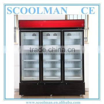 Commercial 3 Door Refrigerator for Frozen Food