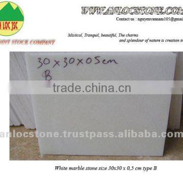 Marble tiles size 30x30x1