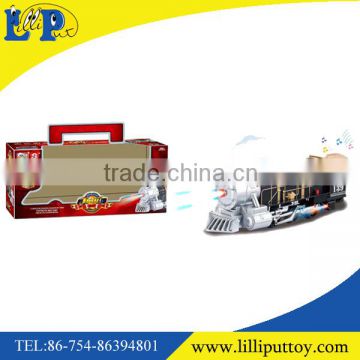 Railway vehicle lighting B/O train toy with music