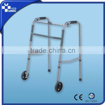 adjustable aluminium folding old people walker,walkers for disabled people