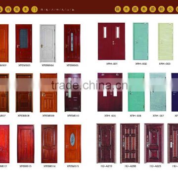 Hdf Molded Door Skin With Natural Veneer Faced/door skin