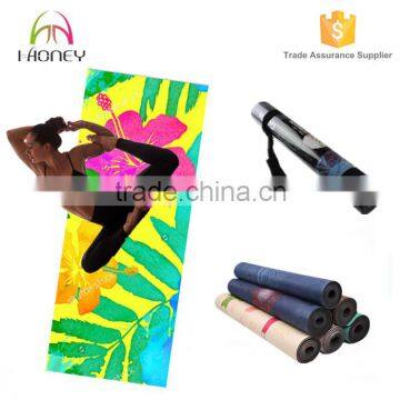Hot Yoga Mat Foldable Reversible Machine Washable Eco-Friendly Gym Mat