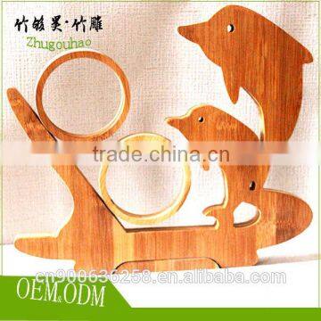 100% Eco-friendly Material Bamboo Wall Wine Rack