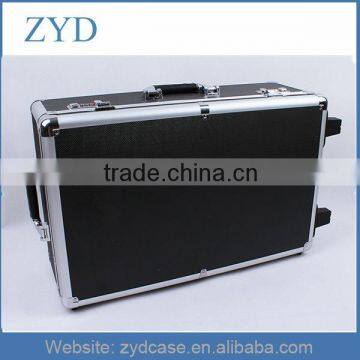 2014 Hot sale fashion aluminum trolley travel case