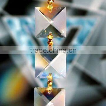 crystal lighting square beads for chandelier accessories