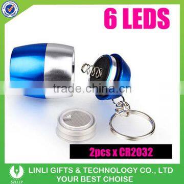 Supply Cheap Advertising Pocket Led Light Keychain,Mini Keychain With Led Light,Flahsing Keychain Torch Light