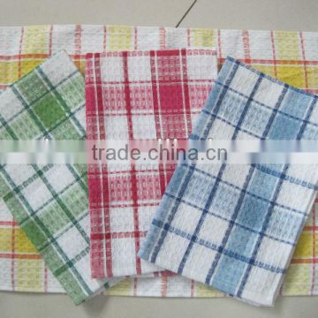 white cotton waffle weave kitchen towels