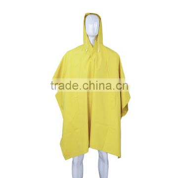 waterproof PVC plastic poncho rainwear