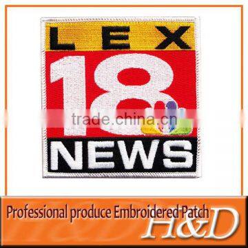 awareness custom label fabric for news reporter