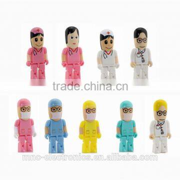 ABS Plastic Material Custom Logo Printing Dental Dentist Human Shape Usb Flash Pen Drive Quality Choice Supplier photo-3