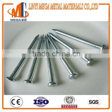 Svender Supply Harp Diamond Point Smooth Shank Electro Galvanized Steel Concrete Nail photo-3