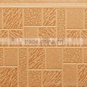 decorative insulated wall panel/pu sandwich panel/exterior wall siding panel/wall cladding panel/facade panel