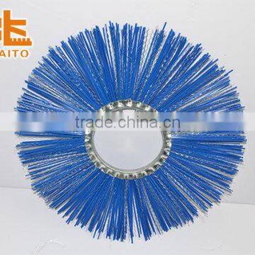 Street sweep machine cleaning brush