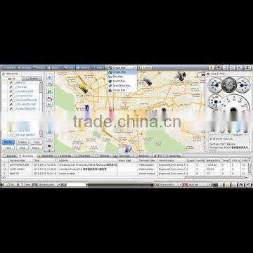 Multi-function GPS tracking system software for management of the vehicle