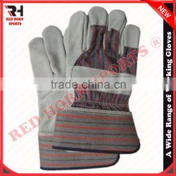 Pig Skin Leather Gloves, European Standard