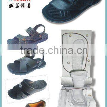 men's pvc air blowing slipper mould