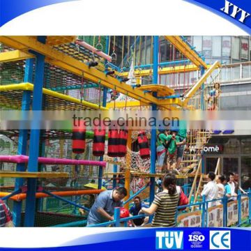 Amusement Park Children Indoor Play Equipment Rope Course Adventure