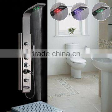 China Supplier LED 304 Stainless Steel Column Set Shower Panel Y-002 Quality Choice photo-2
