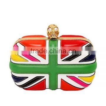 Oversized lady bags, UK flag evening bags PU leather EV1097