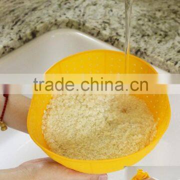 Multi-Purpose Rice Washing Bowl, Strainer Basket for Vegetable and Pasta